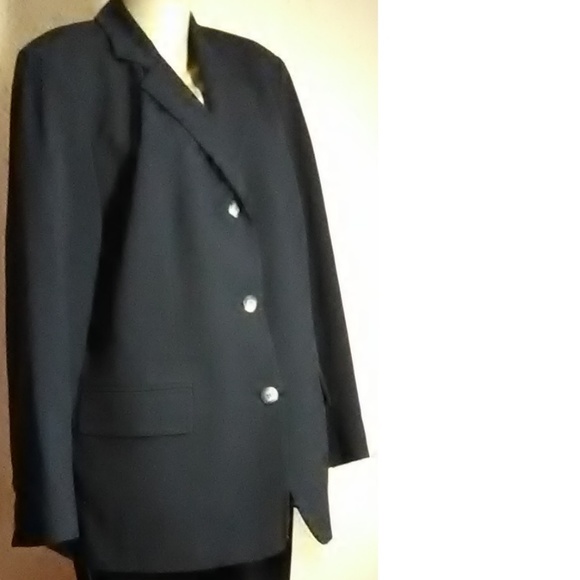 Elisabeth Liz Claiborne Navy Blazer Size 14 - Picture 5 of 5